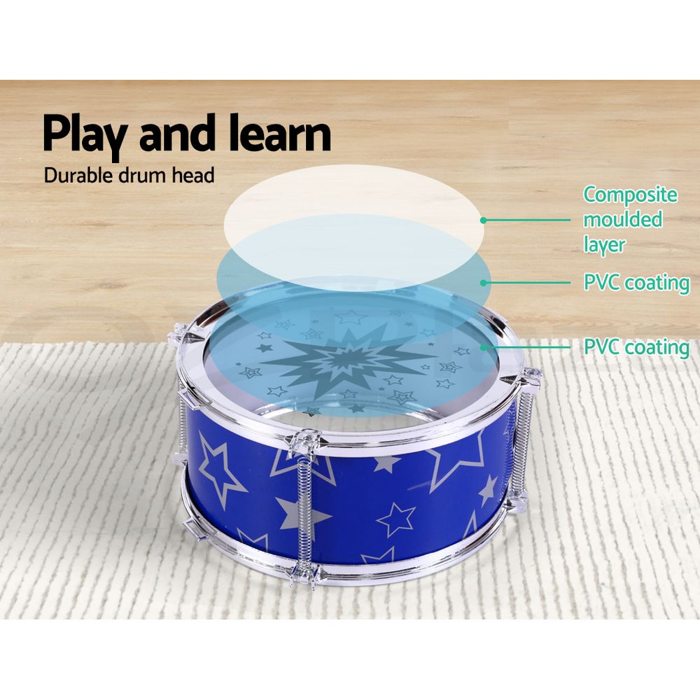 Keezi Kids Drum Set Pretend Play Kit Children Mini Band Play Drums Music Toys - Picture 26 of 33