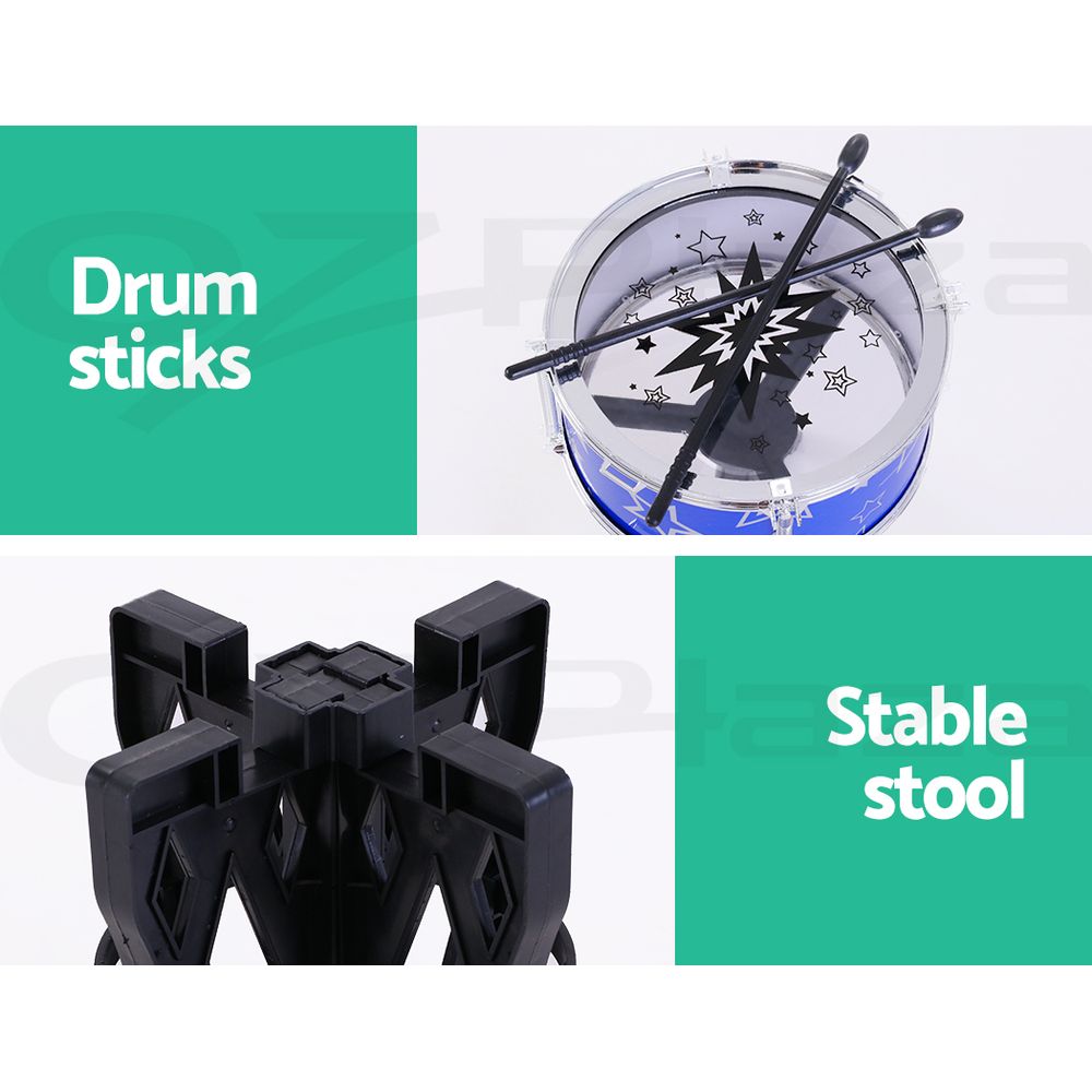 Keezi Kids Drum Set Pretend Play Kit Children Mini Band Play Drums Music Toys - Picture 30 of 33