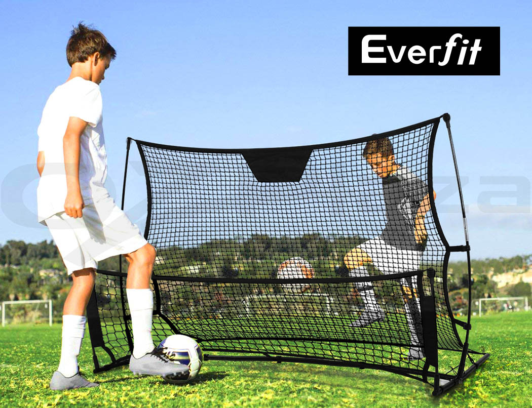 Everfit Portable Soccer Rebounder Net Volley Training Football Goal Pass Trainer 9350062227930