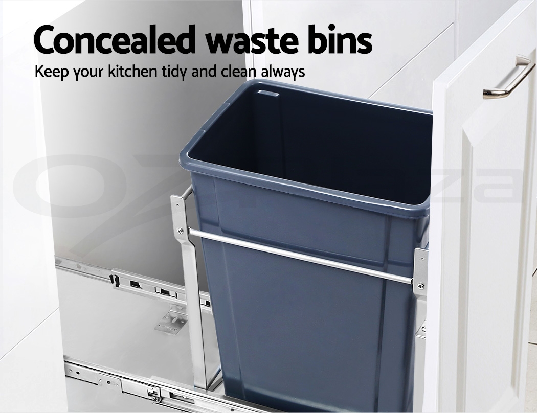 pull out garbage bin door mount