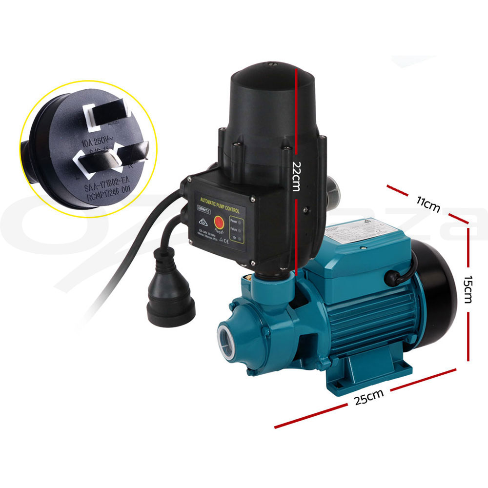 Giantz Peripheral Water Pump QB60 QB80 Garden Boiler Car Wash Auto Controller - Picture 61 of 103
