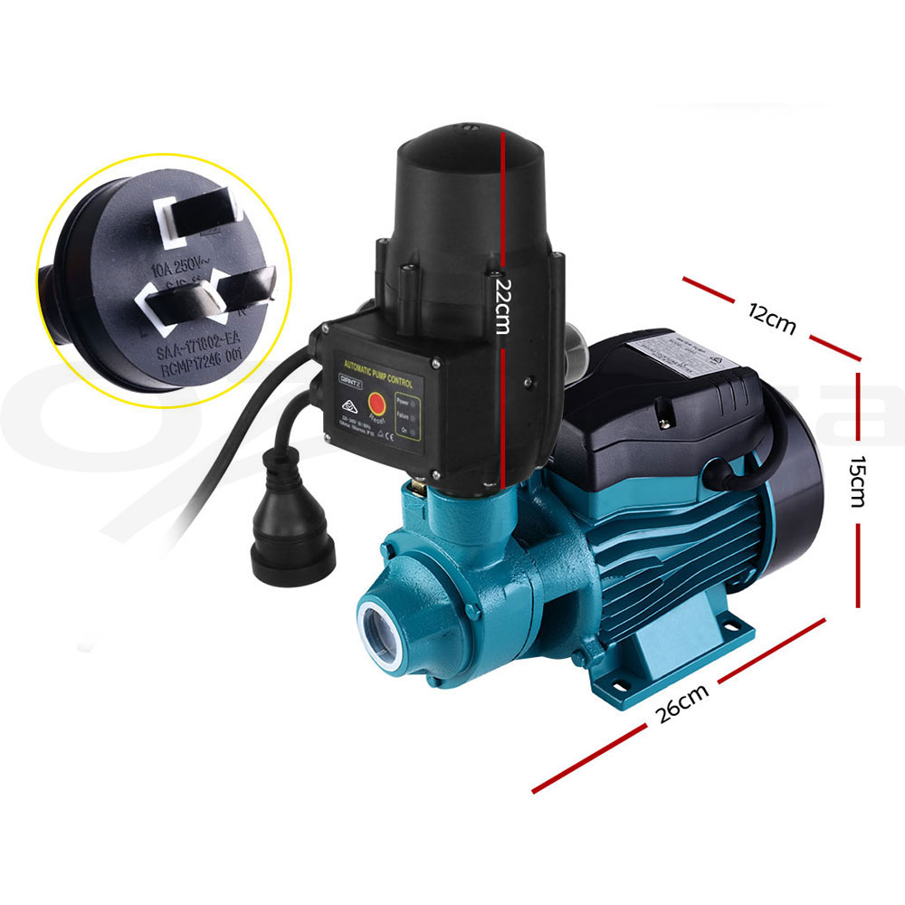 Giantz Peripheral Water Pump QB60 QB80 Garden Boiler Car Wash Auto Controller - Picture 31 of 103