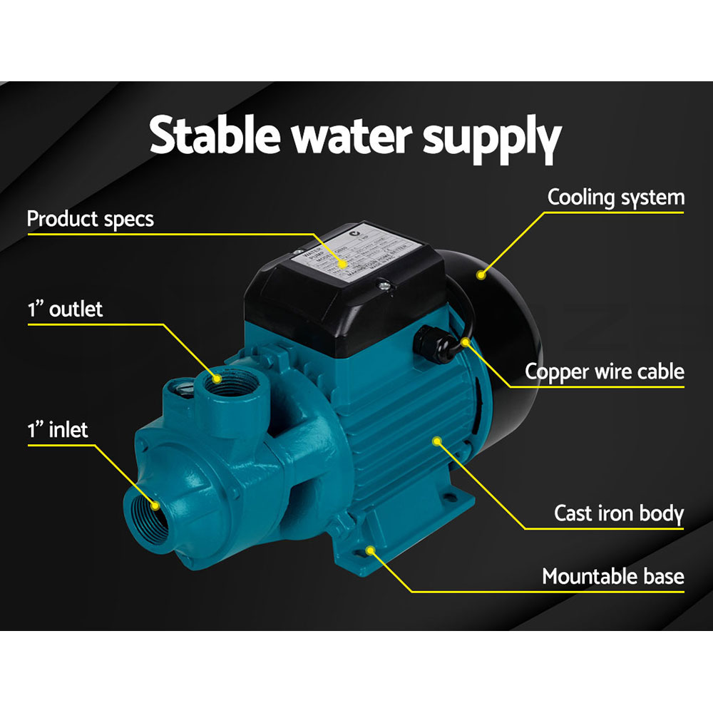 Giantz Peripheral Water Pump QB60 QB80 Garden Boiler Car Wash Auto Controller - Picture 73 of 103