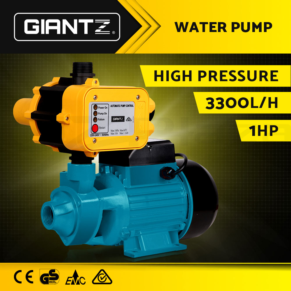 Giantz Peripheral Water Pump QB60 QB80 Garden Boiler Car Wash Auto Controller - Picture 93 of 103