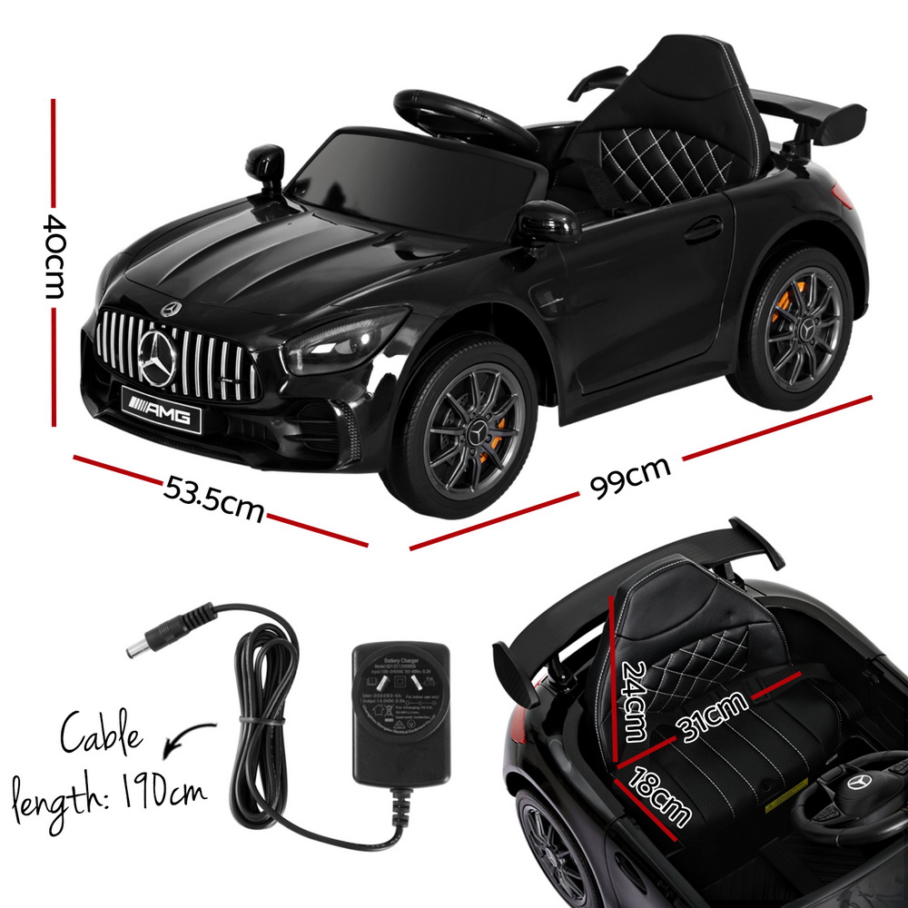 Kids Ride On Car Mercedes-Benz AMG GTR Electric Toy Cars 12V - Picture 11 of 35