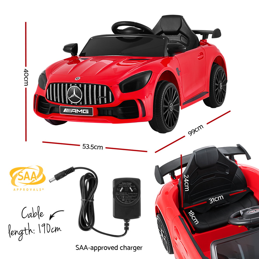 Kids Ride On Car Mercedes-Benz AMG GTR Electric Toy Cars 12V - Picture 19 of 35