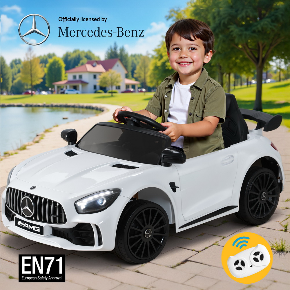 Kids Ride On Car Mercedes-Benz AMG GTR Electric Toy Cars 12V - Picture 25 of 35