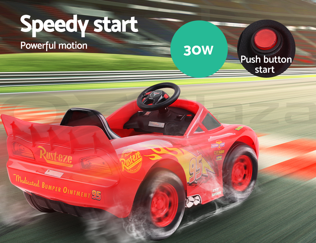 cars lightning mcqueen 12v battery powered ride on