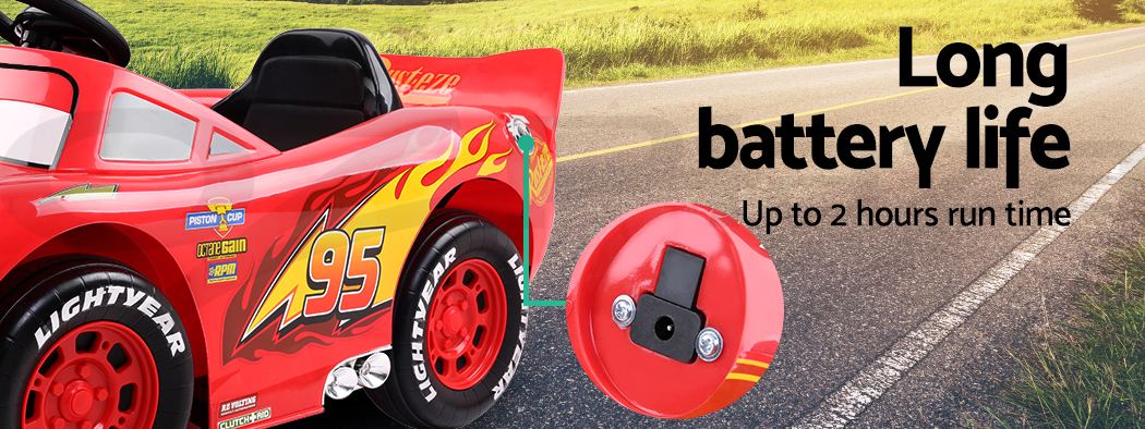 lightning mcqueen ride on car battery
