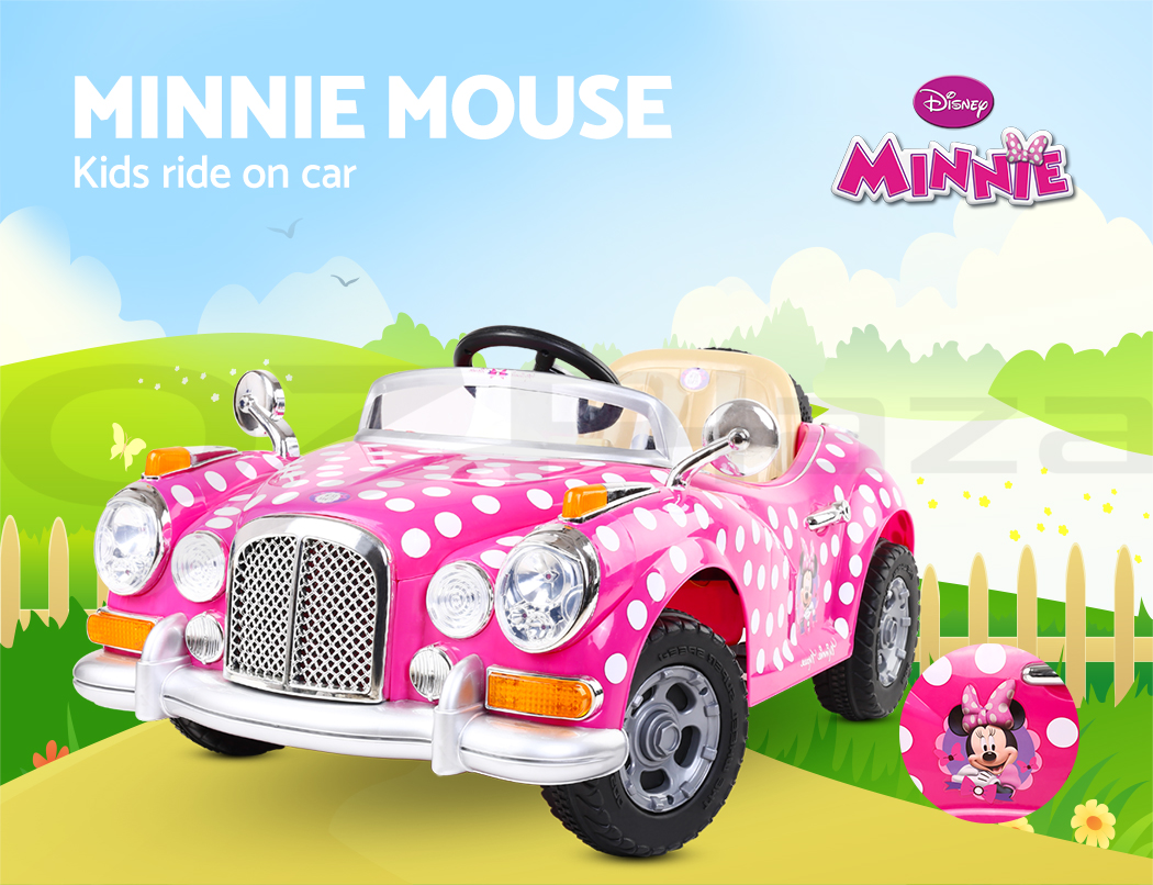 minnie mouse ride on car