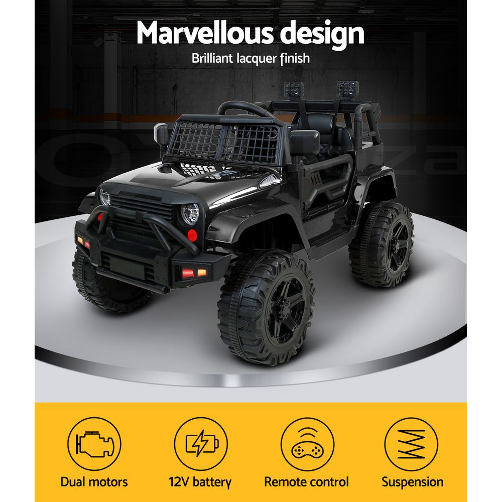 Rigo Kids Ride On Car Electric 12V Car Toys Jeep Battery Remote Control Toys - Picture 14 of 55