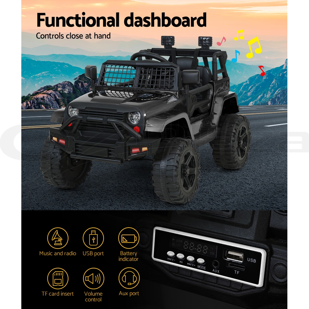 Rigo Kids Ride On Car Electric 12V Car Toys Jeep Battery Remote Control Toys - Picture 19 of 55