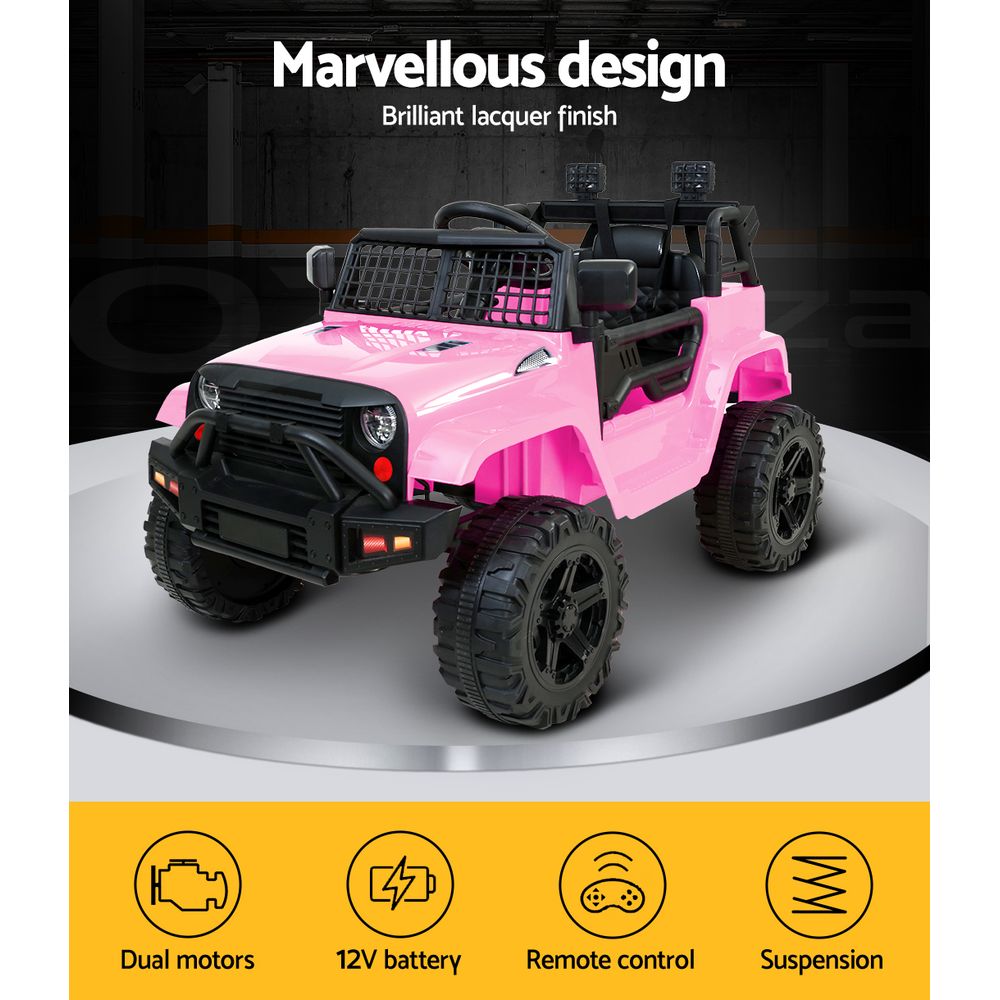 Rigo Kids Ride On Car Electric 12V Car Toys Jeep Battery Remote Control Toys - Picture 25 of 55