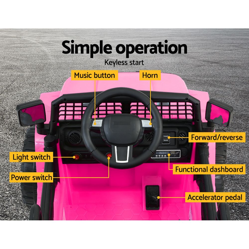 Rigo Kids Ride On Car Electric 12V Car Toys Jeep Battery Remote Control Toys - Picture 28 of 55