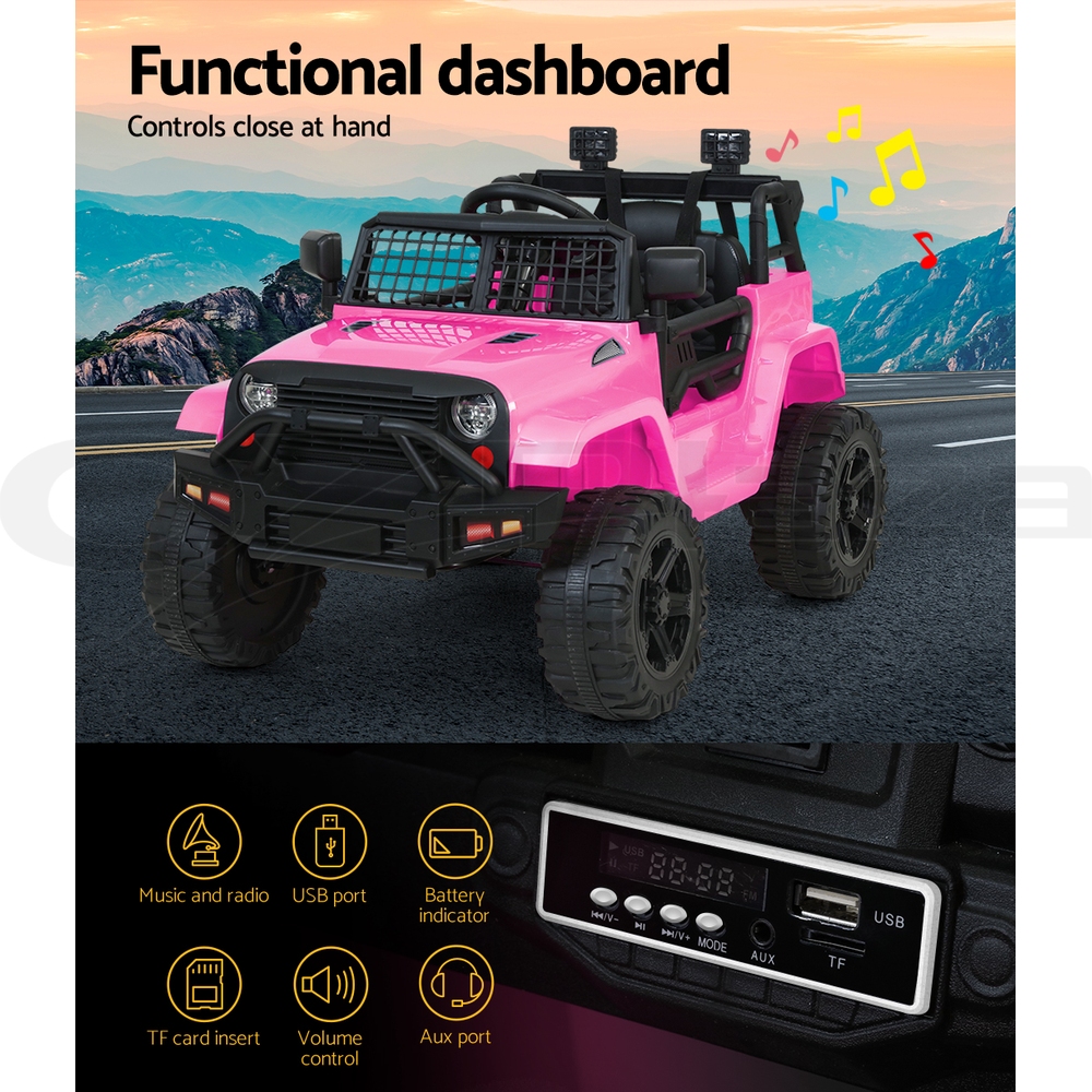 Rigo Kids Ride On Car Electric 12V Car Toys Jeep Battery Remote Control Toys - Picture 30 of 55