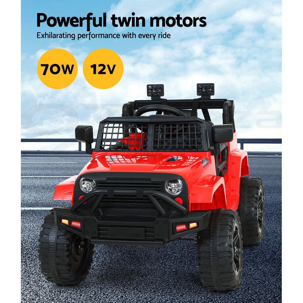 Rigo Kids Ride On Car Electric 12V Car Toys Jeep Battery Remote Control Toys - Picture 35 of 55