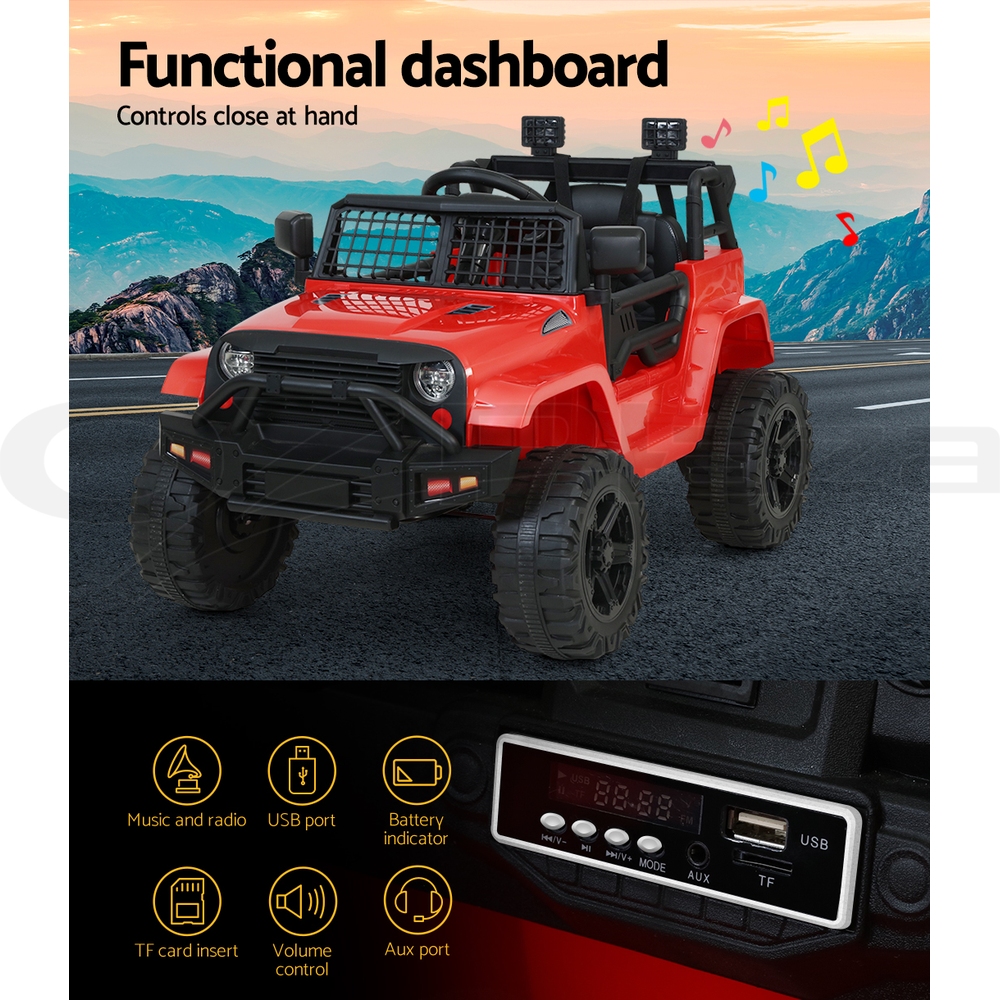 Rigo Kids Ride On Car Electric 12V Car Toys Jeep Battery Remote Control Toys - Picture 41 of 55