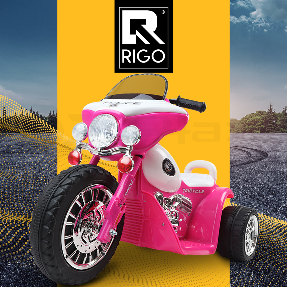 Rigo Kids Ride On Car Motorcycle Motorbike Electric Toys Battery Police Harley - Picture 23 of 32