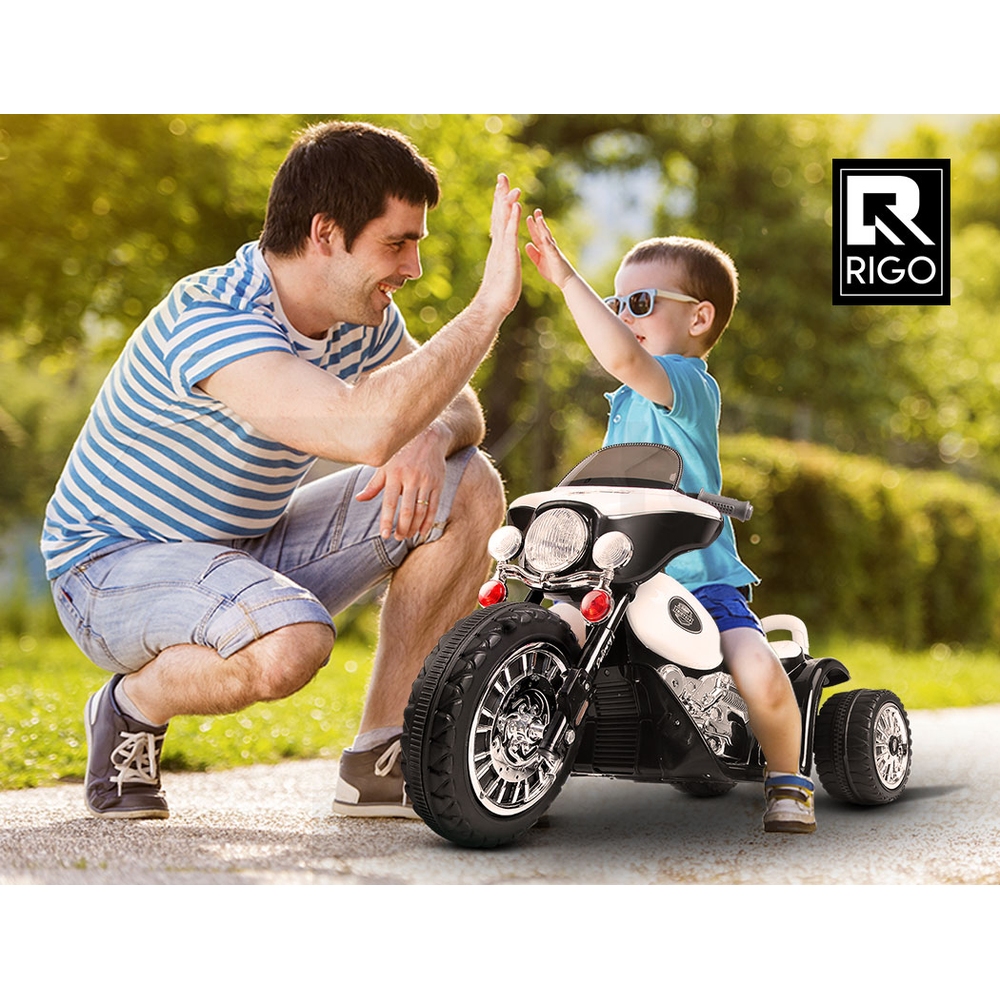 Rigo Kids Ride On Car Motorcycle Motorbike Electric Toys Battery Police Harley - Picture 21 of 32