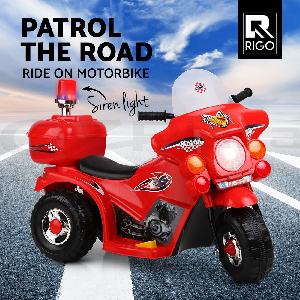 police battery motorbike