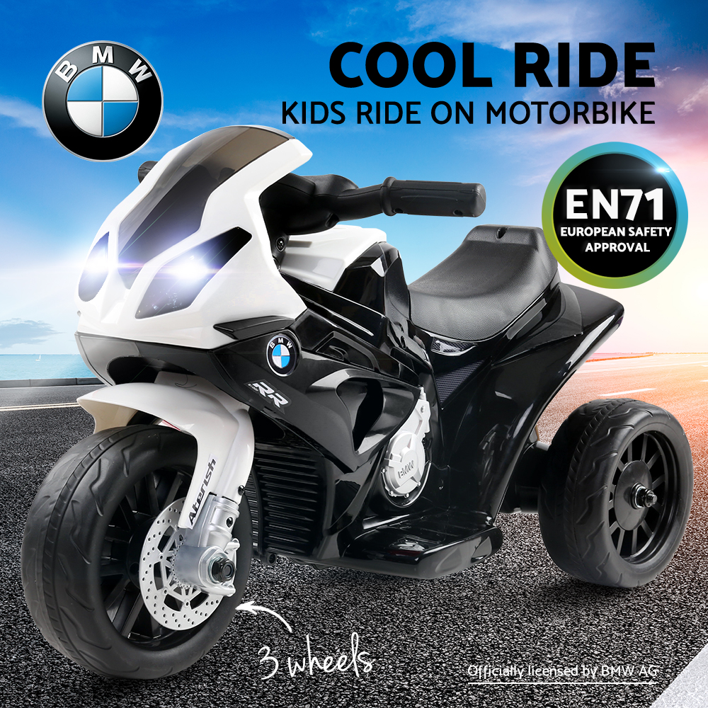 BMW Kids Ride On Car Motorcycle Motorbike Battery Electric Toys Police Bike Car - Picture 10 of 12