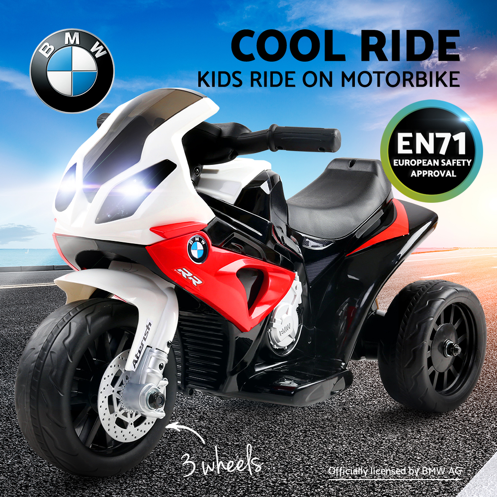 BMW Kids Ride On Car Motorcycle Motorbike Battery Electric Toys Police Bike Car - Picture 12 of 12
