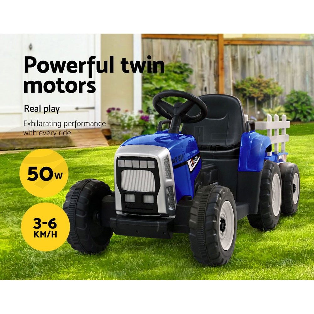 Rigo Ride On Car Tractor Toy Kids Outdoor Electric Cars 12V Battery Children - Picture 14 of 46