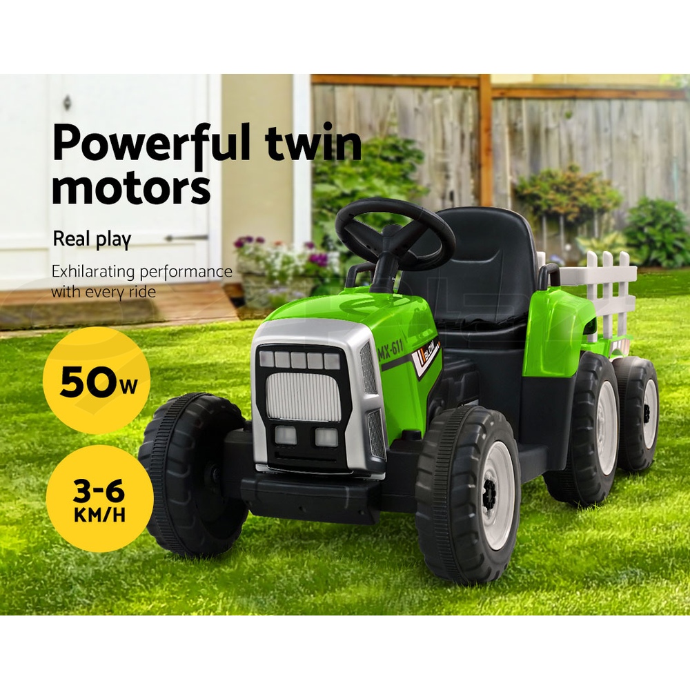 Rigo Ride On Car Tractor Toy Kids Outdoor Electric Cars 12V Battery Children - Picture 25 of 46