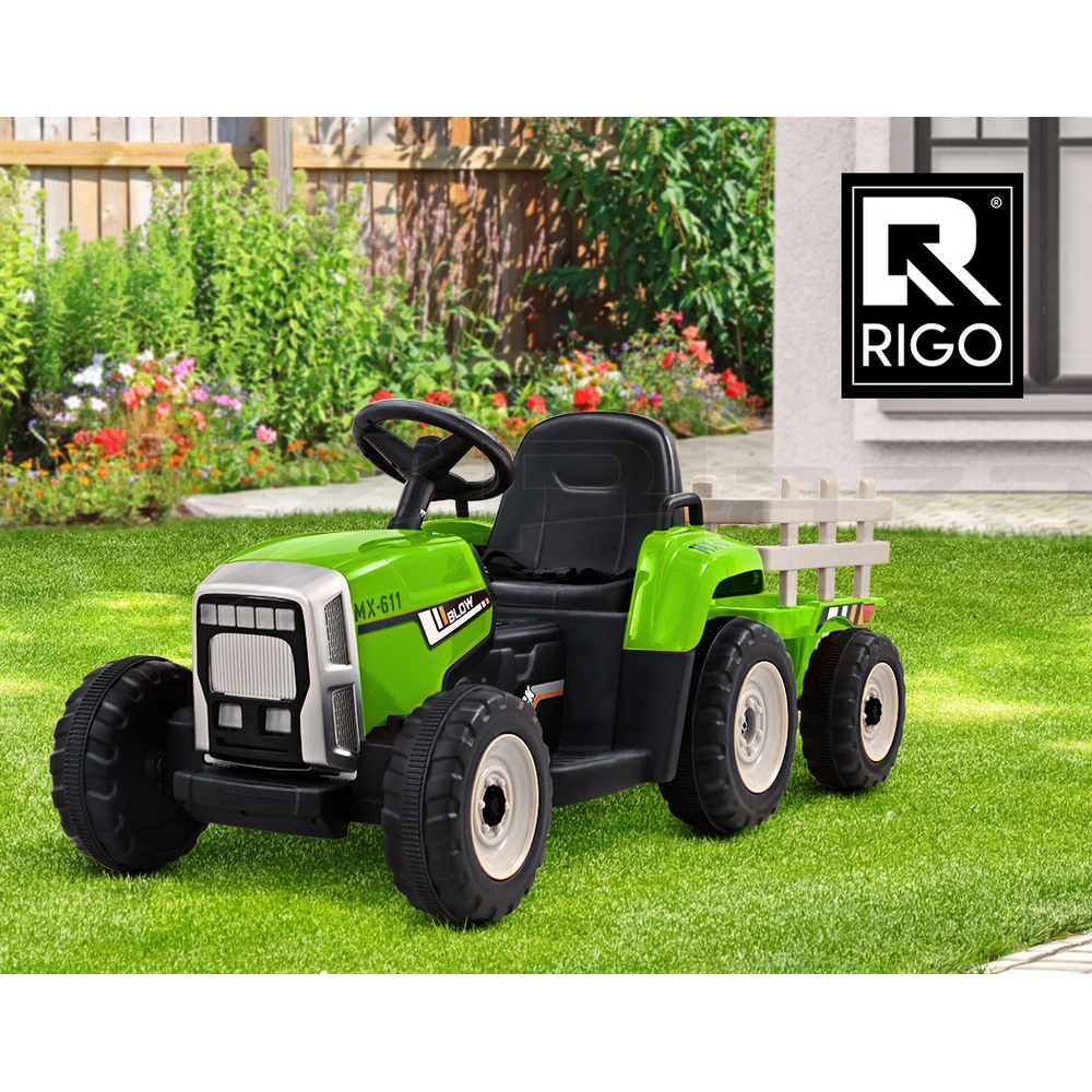 Rigo Ride On Car Tractor Toy Kids Outdoor Electric Cars 12V Battery Children - Picture 32 of 46
