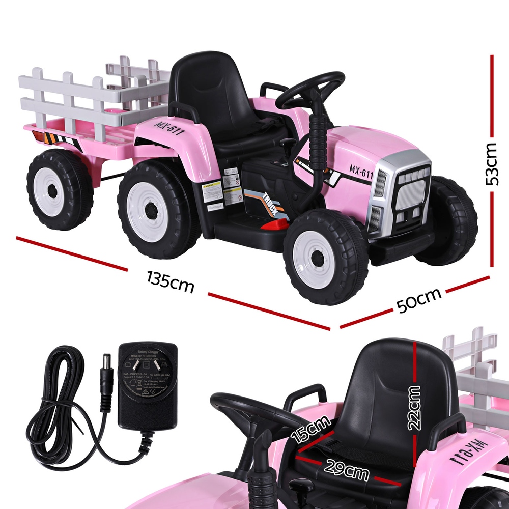 Rigo Ride On Car Tractor Toy Kids Outdoor Electric Cars 12V Battery Children - Picture 35 of 46