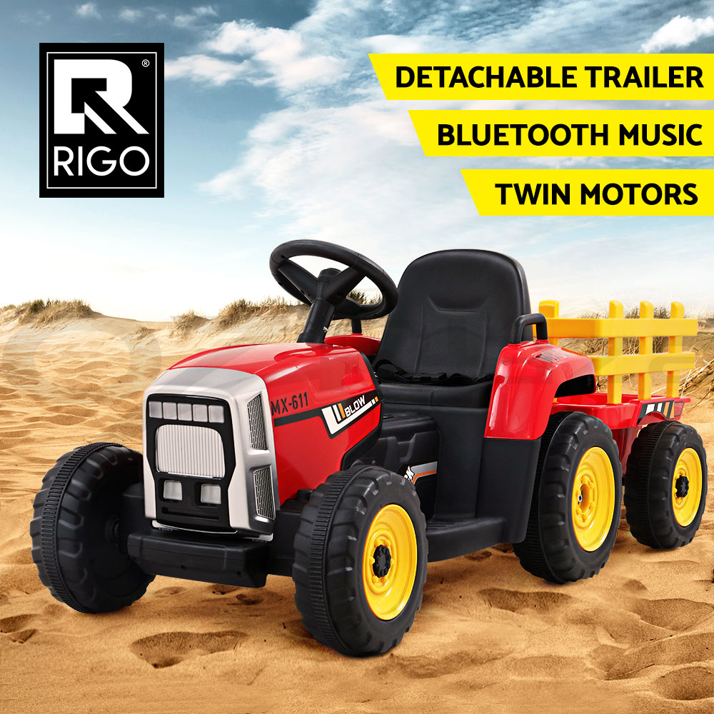 Rigo Ride On Car Tractor Toy Kids Outdoor Electric Cars 12V Battery Children - Picture 36 of 46