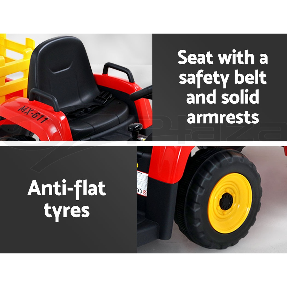 Rigo Ride On Car Tractor Toy Kids Outdoor Electric Cars 12V Battery Children - Picture 43 of 46