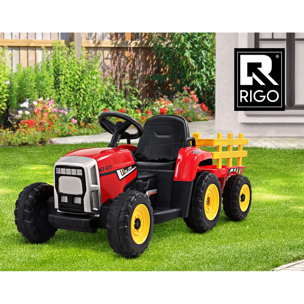 Rigo Ride On Car Tractor Toy Kids Outdoor Electric Cars 12V Battery Children - Picture 45 of 46