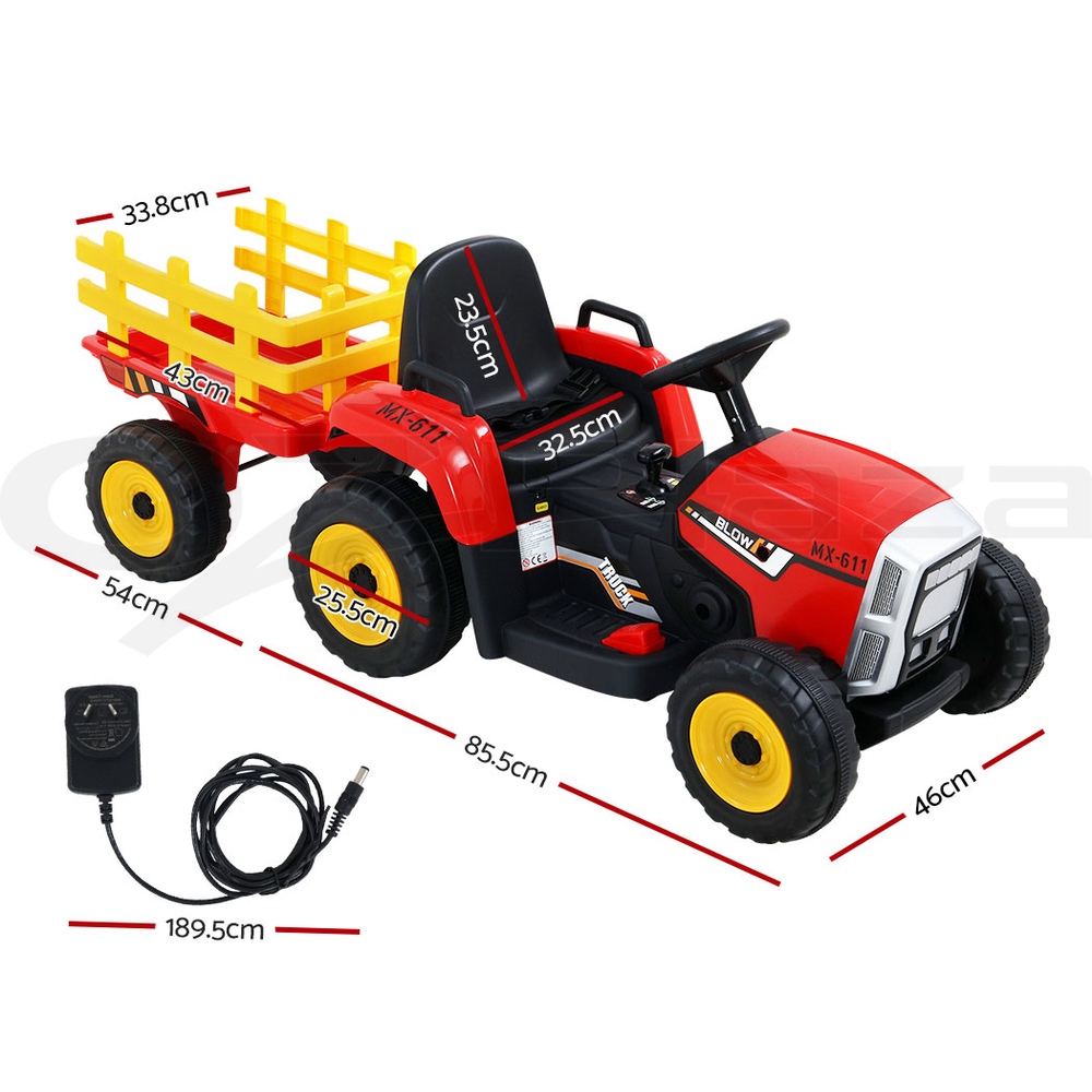 Rigo Ride On Car Tractor Toy Kids Outdoor Electric Cars 12V Battery Children - Picture 46 of 46