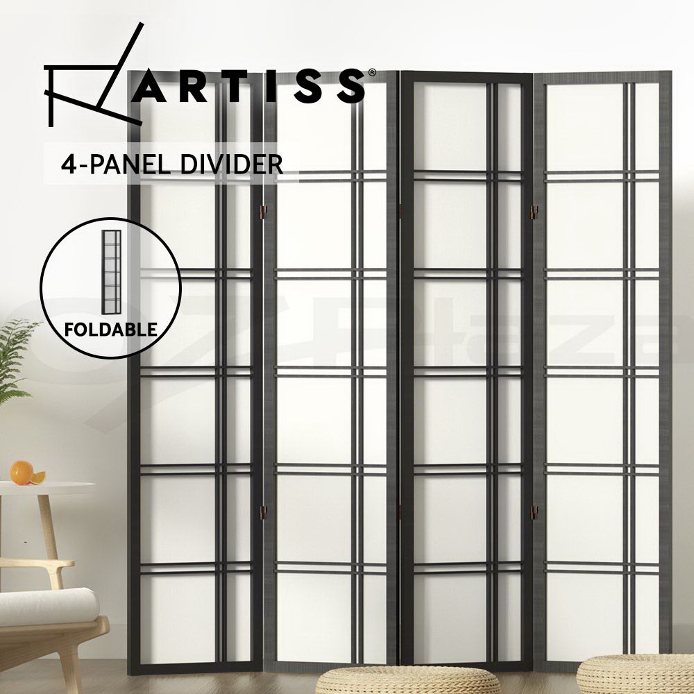 Artiss Room Divider Screen Privacy Wood Dividers Stand Nova 3/4/6/8 Panel - Picture 13 of 23