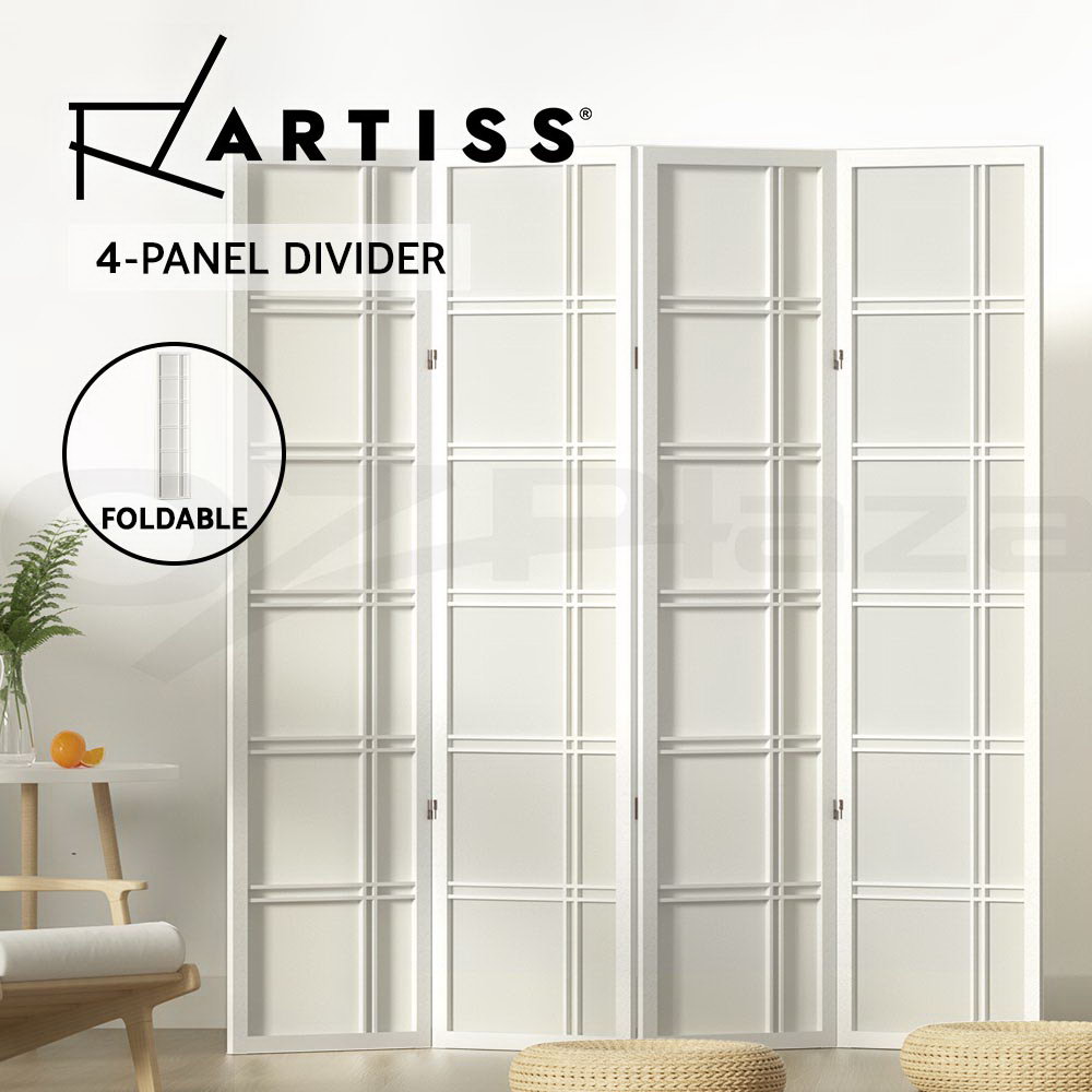 Artiss Room Divider Screen Privacy Wood Dividers Stand Nova 3/4/6/8 Panel - Picture 21 of 23