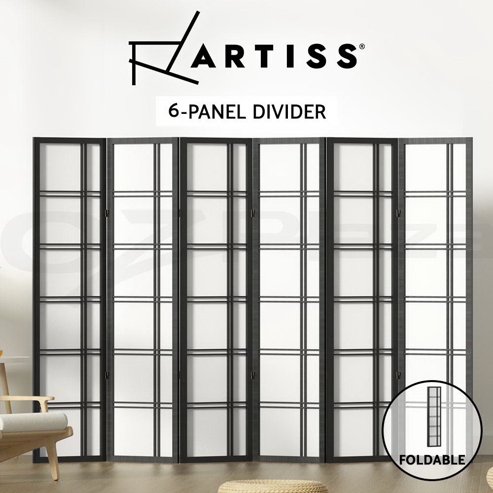 Artiss Room Divider Screen Privacy Wood Dividers Stand Nova 3/4/6/8 Panel - Picture 14 of 23