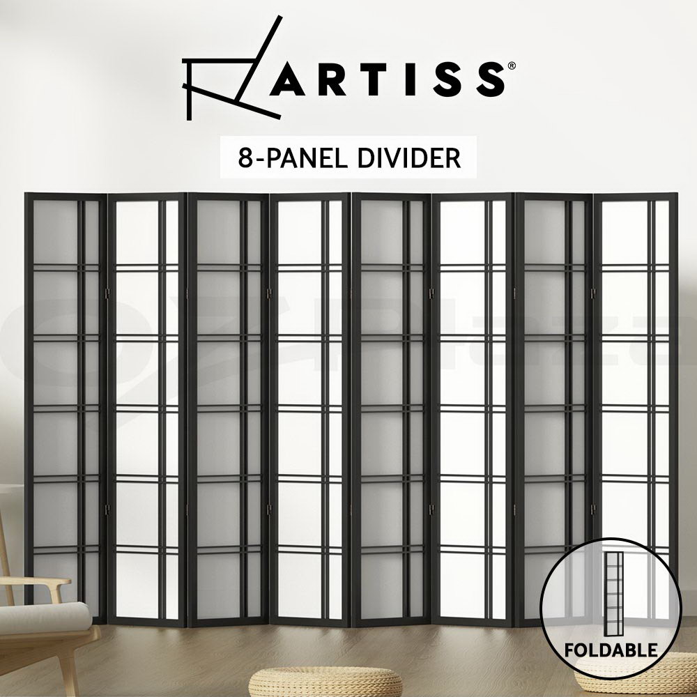Artiss Room Divider Screen Privacy Wood Dividers Stand Nova 3/4/6/8 Panel - Picture 15 of 23