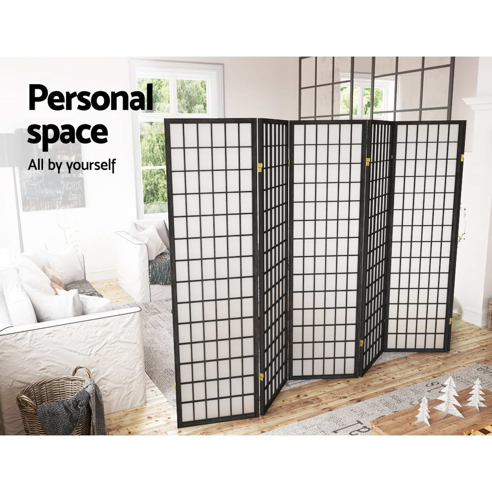 Artiss 3/4/6/8 Panel Room Divider Privacy Screen Wooden Dividers Timber