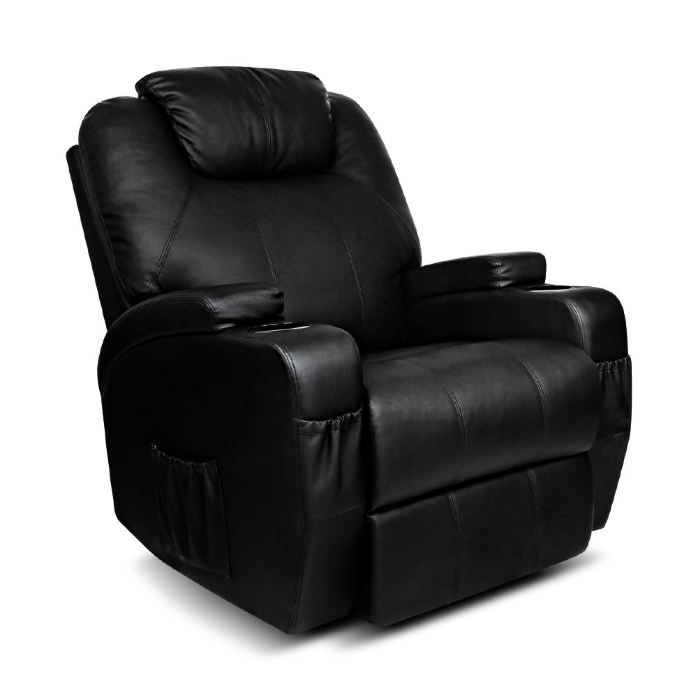 Artiss Recliner Chair Electric Massage Chair Lift Lounge Sofa Leather Armchair - Picture 65 of 76