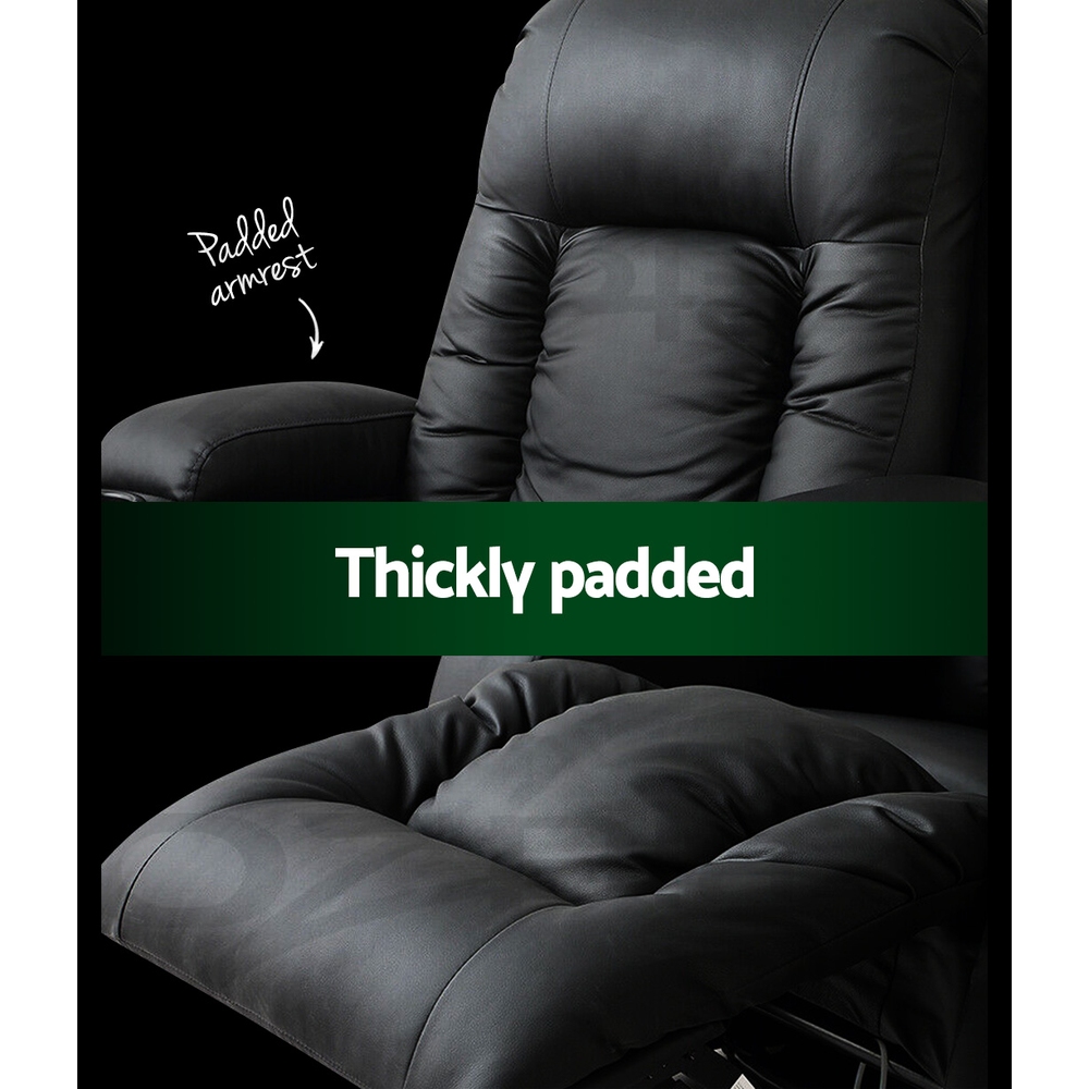 Artiss Recliner Chair Electric Massage Chair Lift Lounge Sofa Leather Armchair - Picture 52 of 76
