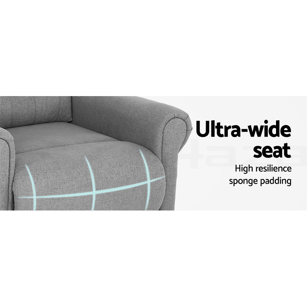 Artiss Recliner Chair Electric Massage Chair Lift Lounge Sofa Leather Armchair - Picture 15 of 76