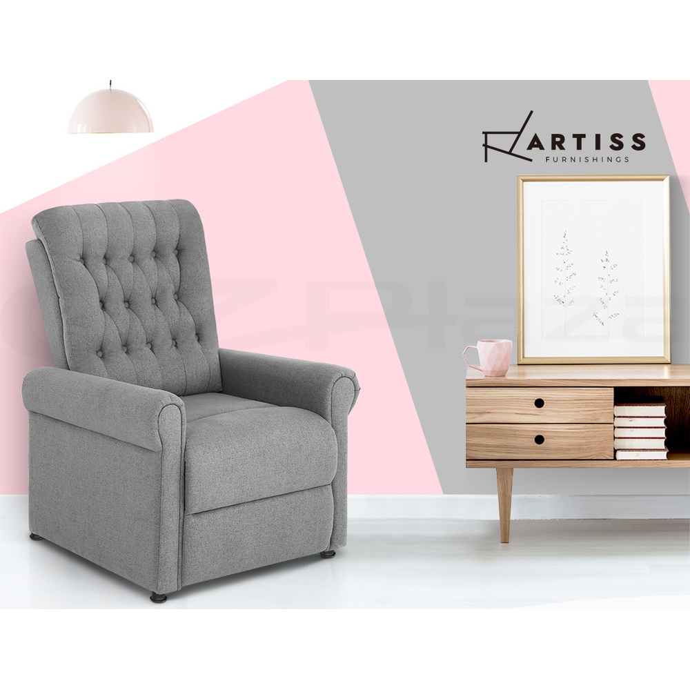 Artiss Recliner Chair Electric Massage Chair Lift Lounge Sofa Leather Armchair - Picture 20 of 76