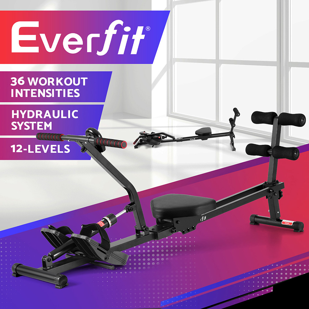 Everfit Rowing Machine Rower Resistance Hydraulic Magnetic - Picture 55 of 127