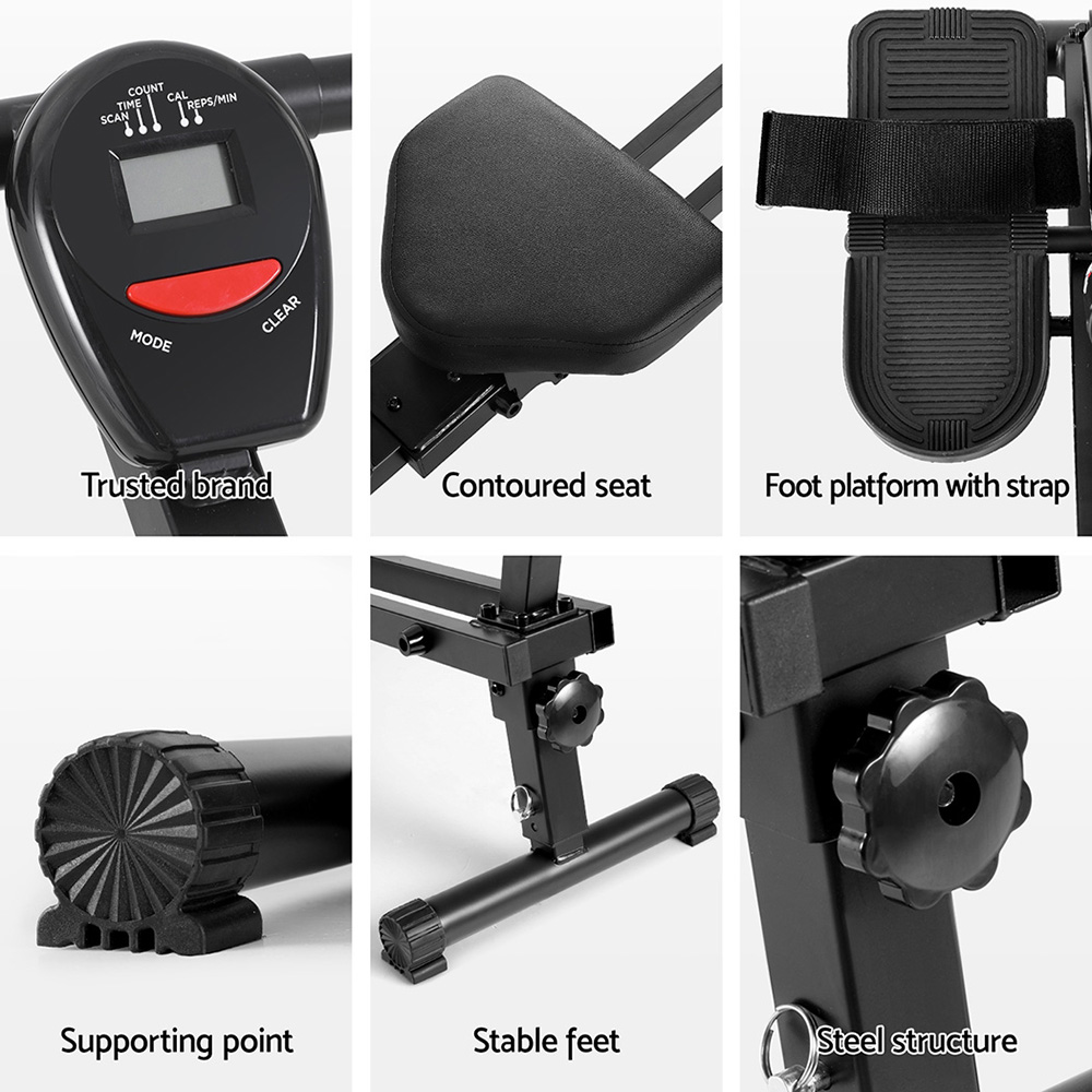 Everfit Rowing Machine Rower Resistance Hydraulic Magnetic - Picture 61 of 127