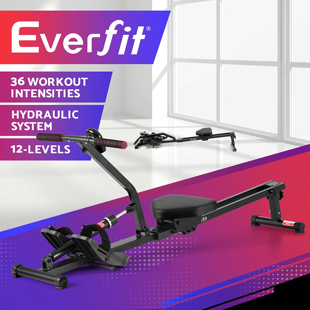 Everfit Rowing Machine Rower Resistance Hydraulic Magnetic - Picture 63 of 127