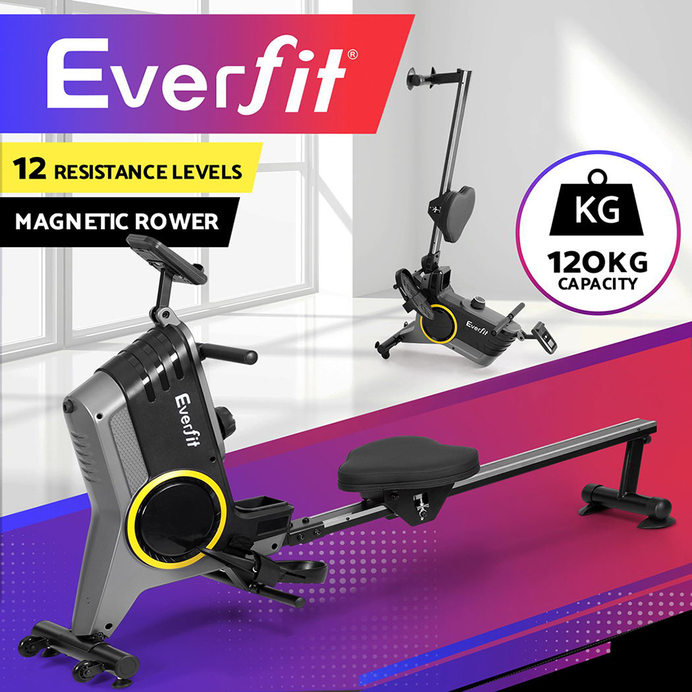 Everfit Rowing Machine Rower Resistance Hydraulic Magnetic - Picture 112 of 127