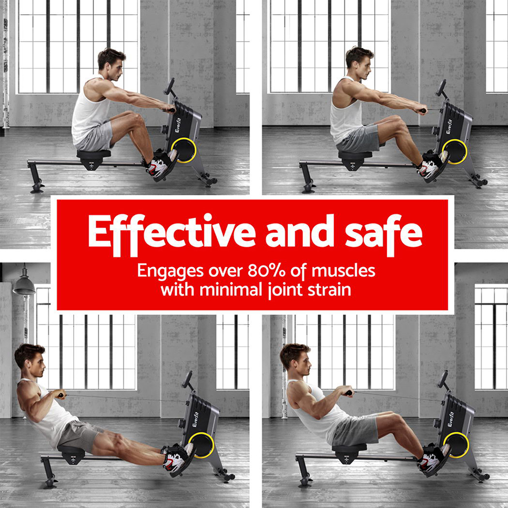 Everfit Rowing Machine Rower Resistance Hydraulic Magnetic - Picture 116 of 127