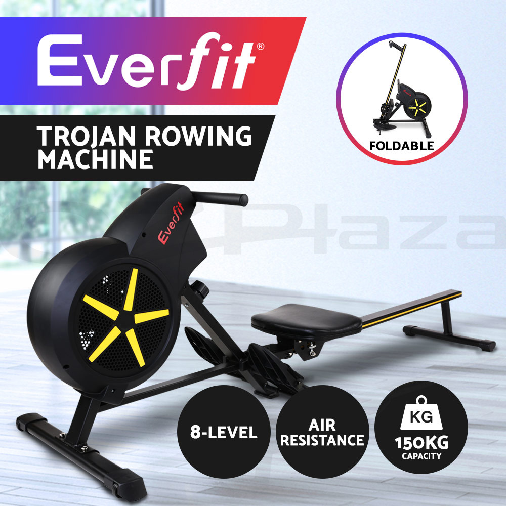 Everfit Rowing Machine Rower Resistance Exercise Fitness Gym Hydraulic