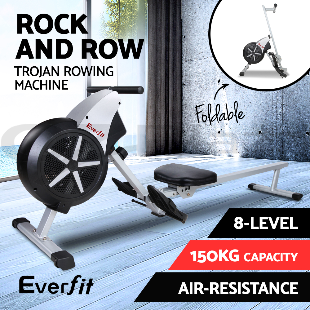 Everfit Rowing Machine Rower Resistance Exercise Fitness Gym Hydraulic